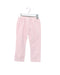 A Pink Casual Pants from Il Gufo in size 2T for girl. (Front View)