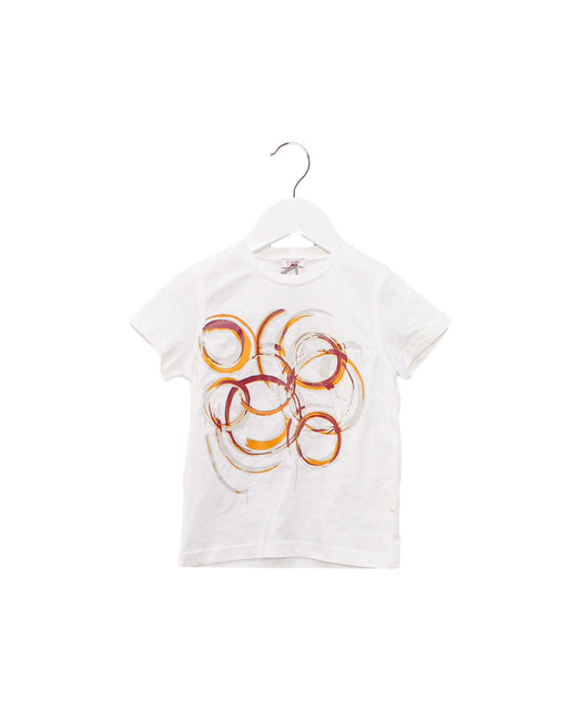 A White Short Sleeve T Shirts from Il Gufo in size 2T for neutral. (Front View)