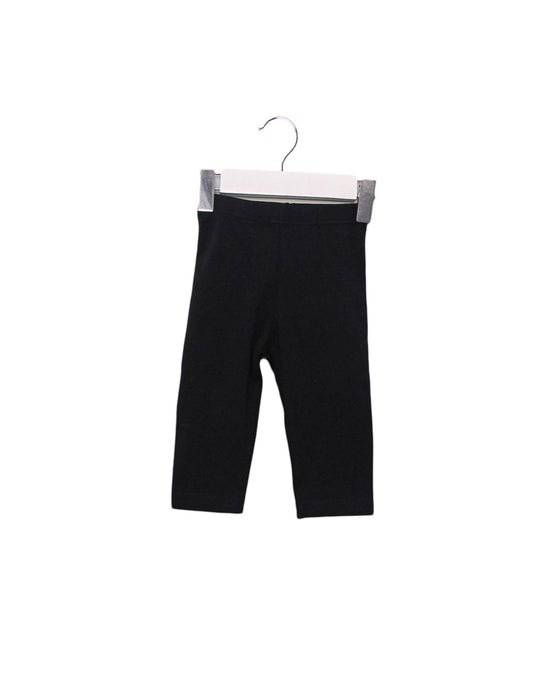 A Black Leggings from MSGM in size 6-12M for girl. (Front View)