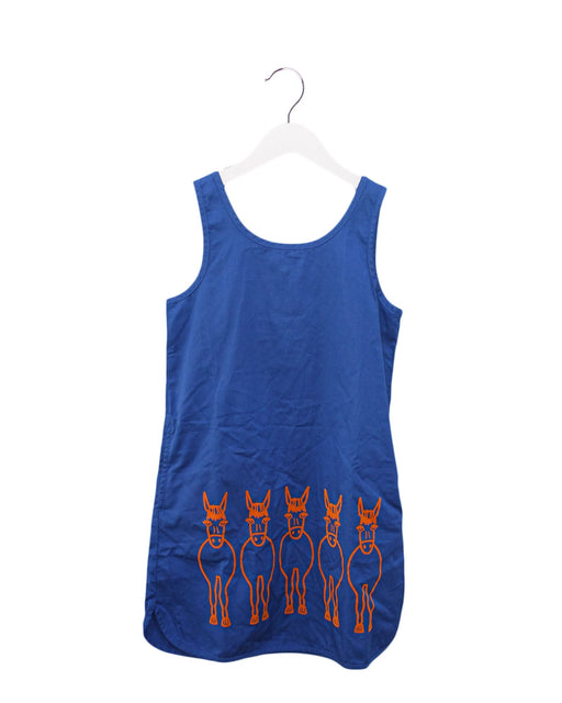 A Blue Sleeveless Dresses from Stella McCartney in size 10Y for girl. (Front View)