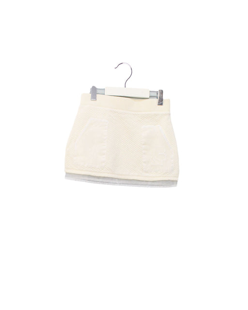 A Ivory Short Skirts from Karl Lagerfeld in size 4T for girl. (Front View)