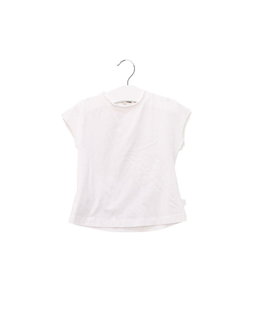 A White Short Sleeve Tops from Il Gufo in size 12-18M for girl. (Front View)