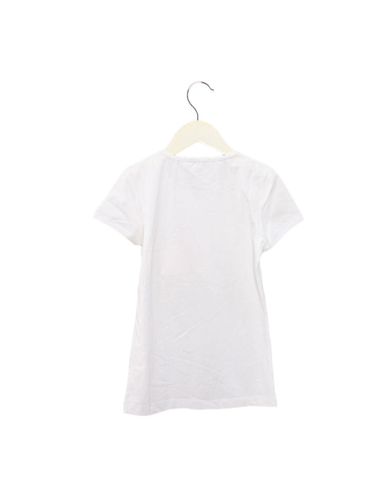 A White Short Sleeve T Shirts from I Pinco Pallino in size 10Y for girl. (Back View)