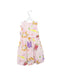 A Pink Sleeveless Dresses from I Pinco Pallino in size 4T for girl. (Back View)