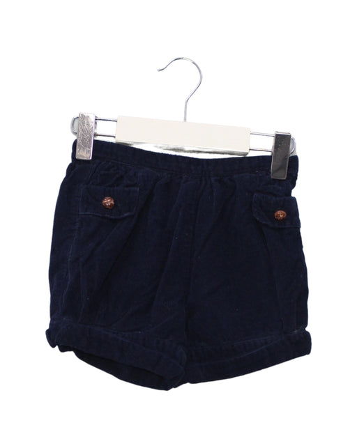 A Navy Shorts from Jacadi in size 18-24M for girl. (Front View)