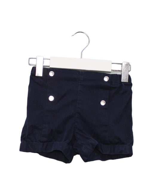A Navy Shorts from Jacadi in size 18-24M for girl. (Front View)