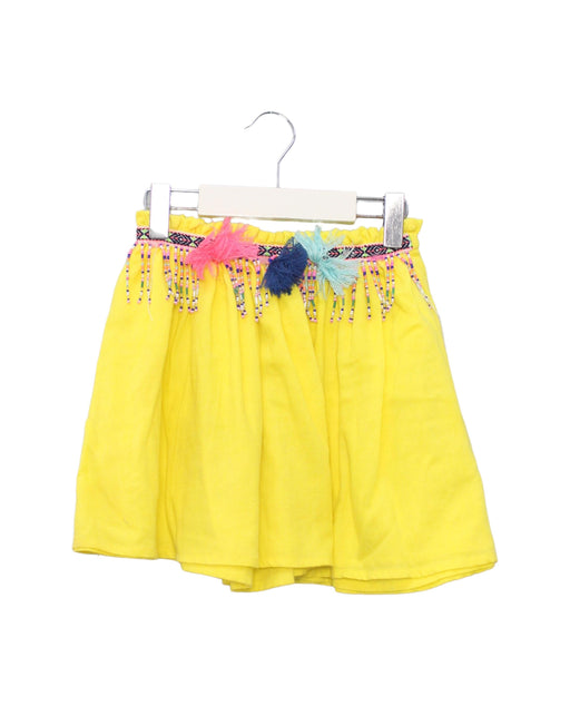 A Yellow Short Skirts from Billieblush in size 6T for girl. (Front View)