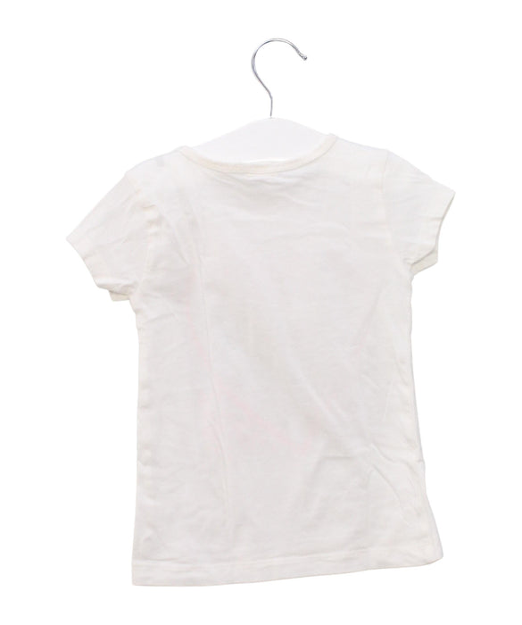 A Ivory Short Sleeve T Shirts from Crewcuts in size 18-24M for girl. (Back View)