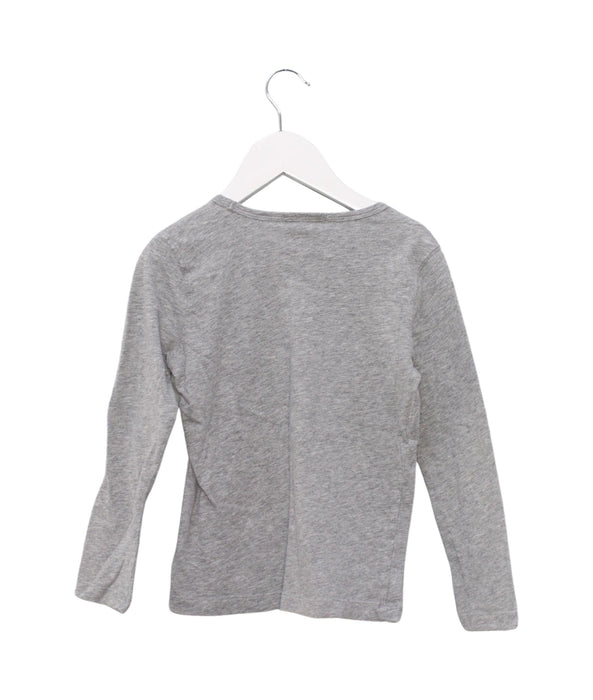 A Grey Long Sleeve Tops from Bonpoint in size 4T for girl. (Back View)