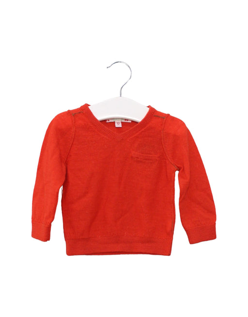 A Red Knit Sweaters from Bonpoint in size 6-12M for neutral. (Front View)