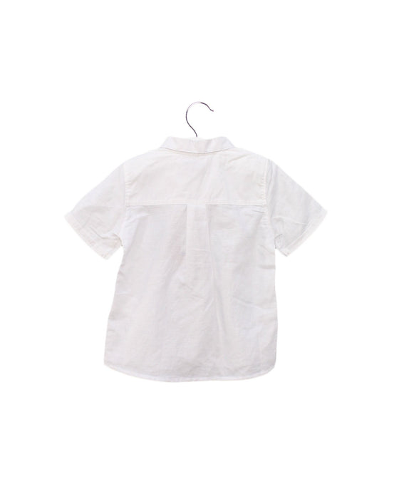 A White Shirts from Jean Bourget in size 2T for boy. (Back View)