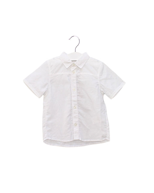 A White Shirts from Jean Bourget in size 2T for boy. (Front View)