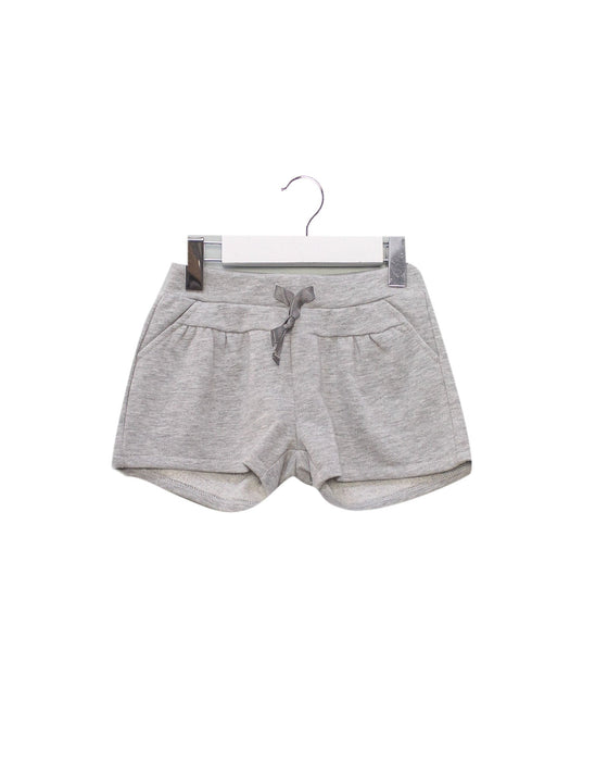 A Grey Shorts from Jean Bourget in size 4T for girl. (Front View)