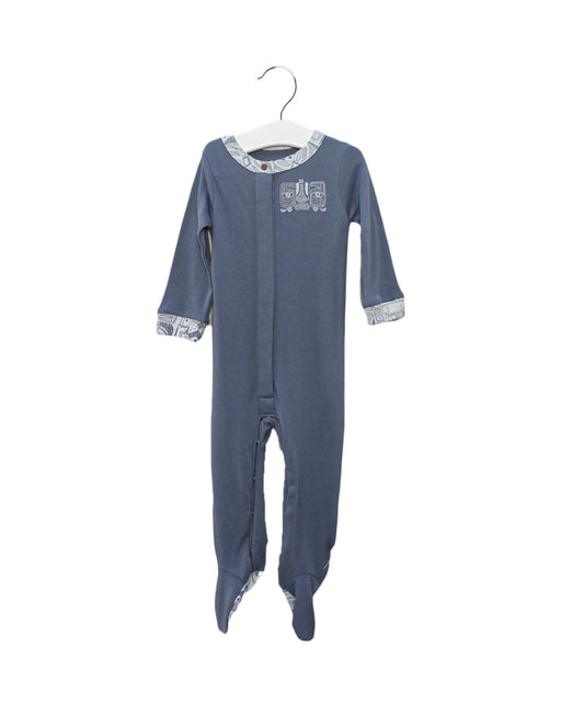 A Blue Long Sleeve Jumpsuits from Finn + Emma in size 6-12M for boy. (Front View)