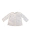 A White Long Sleeve Tops from Message in the Bottle in size 3-6M for girl. (Front View)
