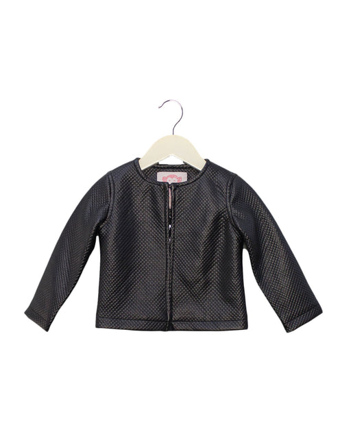 A Black Lightweight Jackets from Appaman in size 2T for girl. (Front View)