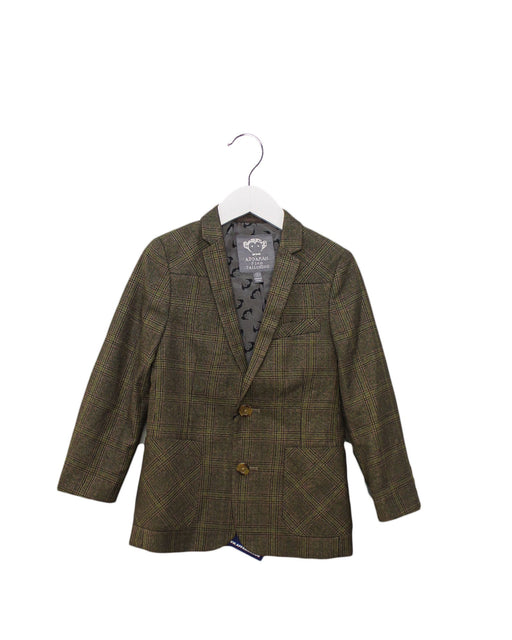 A Brown Blazers from Appaman in size 6T for boy. (Front View)