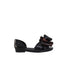 A Black Sandals from Mini Melissa in size 7Y for girl. (Back View)