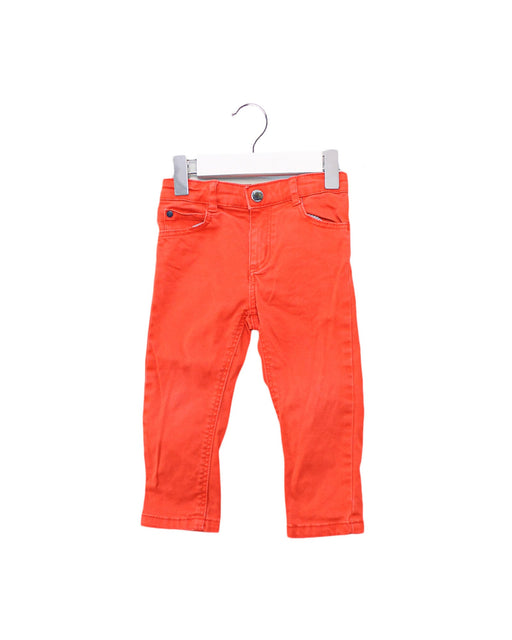 A Orange Casual Pants from Jacadi in size 12-18M for girl. (Front View)