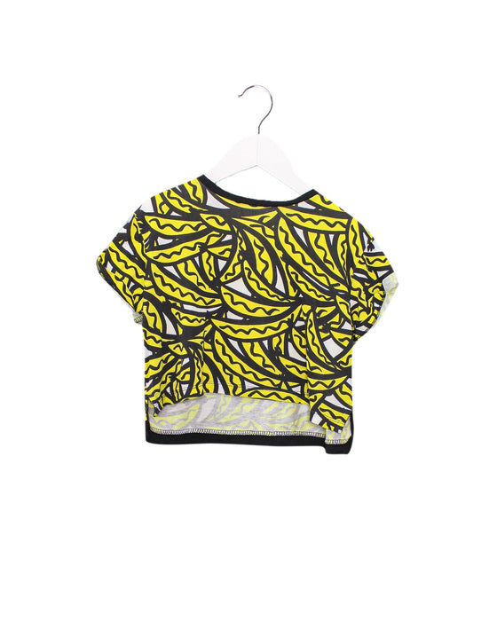 A Yellow Short Sleeve T Shirts from Stella McCartney in size 3T for girl. (Front View)