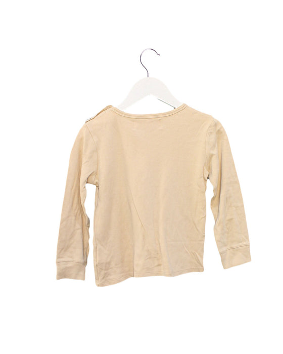 A Beige Crewneck Sweatshirts from Nadadelazos in size 4T for girl. (Back View)