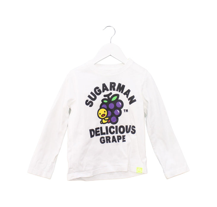 A White Long Sleeve Tops from Sugarman in size 3T for boy. (Front View)