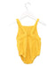 A Yellow Sleeveless Bodysuits from Seed in size 0-3M for girl. (Back View)