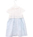 A Blue Short Sleeve Dresses from Chicco in size 12-18M for girl. (Back View)