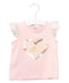 A Pink Sleeveless Tops from Juicy Couture in size 6-12M for girl. (Front View)