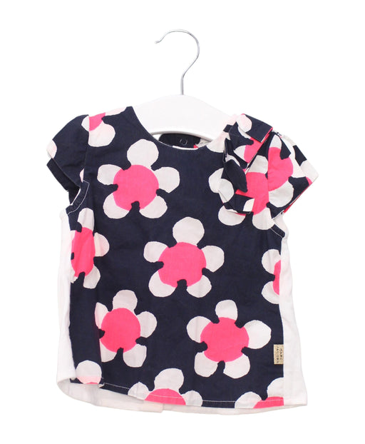 A Navy Short Sleeve Tops from Little Marc Jacobs in size 6-12M for girl. (Front View)