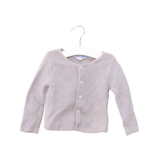 A Grey Cardigans from Jacadi in size 6-12M for girl. (Front View)