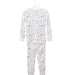A White Pyjama Sets from Crewcuts in size 5T for girl. (Back View)