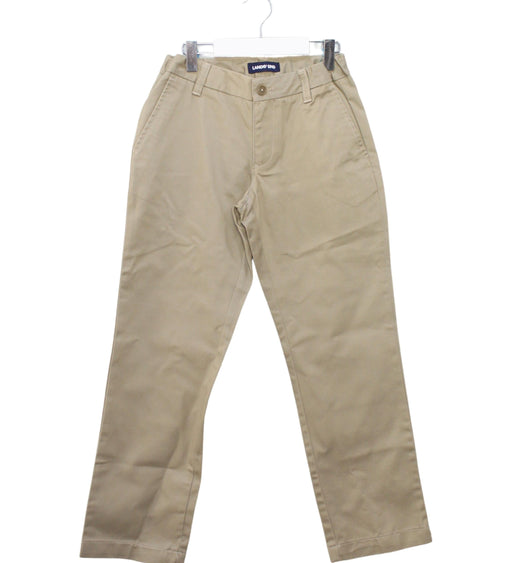 A Beige Casual Pants from Lands' End in size 10Y for boy. (Front View)