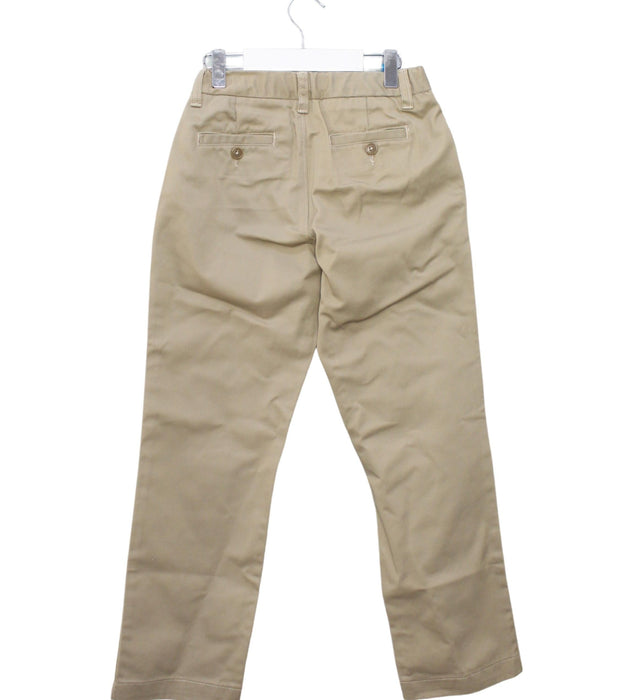A Beige Casual Pants from Lands' End in size 10Y for boy. (Back View)