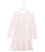 A Pink Long Sleeve Dresses from Petit Bateau in size 3T for girl. (Front View)