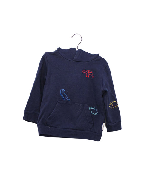 A Navy Hooded Sweatshirts from Country Road in size 12-18M for boy. (Front View)