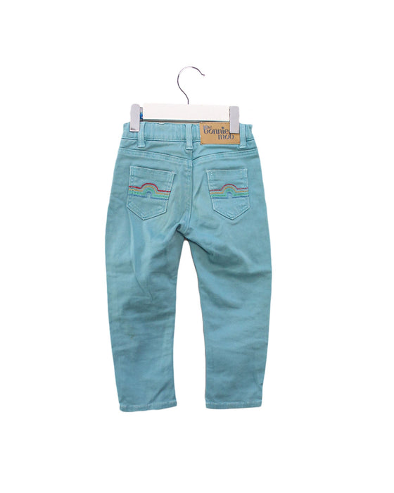 A Teal Casual Pants from The Bonnie Mob in size 18-24M for girl. (Back View)