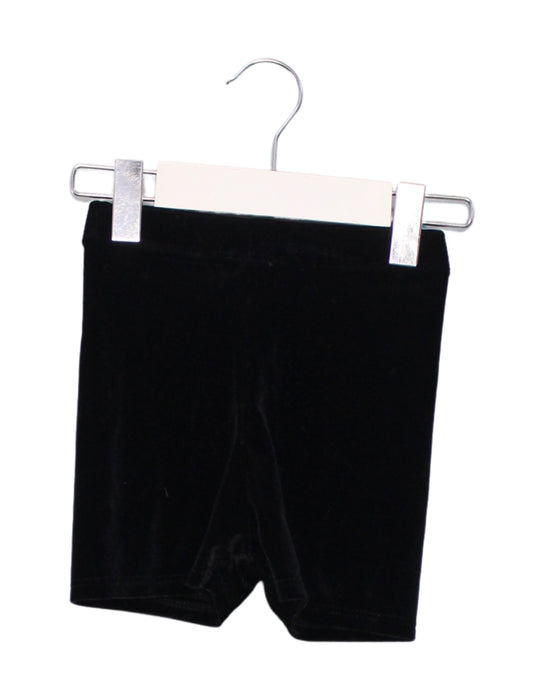 A Black Shorts from Lil' Lemons in size 3T for girl. (Front View)