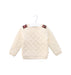 A Ivory Crewneck Sweatshirts from Les Enfantines in size 12-18M for boy. (Front View)