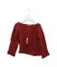 A Red Cardigans from Les Enfantines in size 18-24M for girl. (Front View)