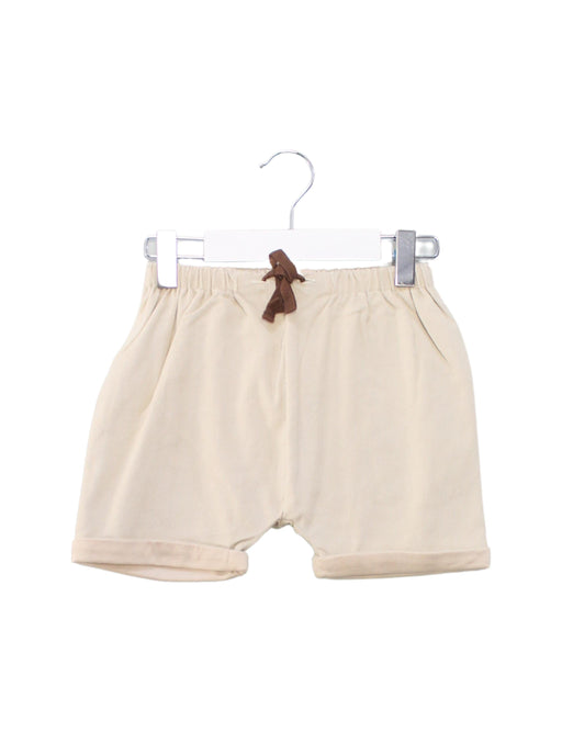 A Beige Shorts from Les Enfantines in size 18-24M for girl. (Front View)
