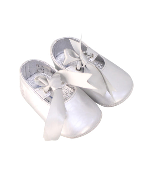 A Silver Flats from Ralph Lauren in size 3-6M for girl. (Front View)