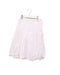 A Pink Long Skirts from Bonpoint in size 6T for girl. (Front View)