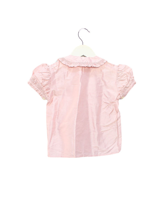 A Pink Short Sleeve Tops from M. Ferrari Best & Co. in size 3T for girl. (Back View)