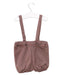 A Brown Overall Shorts from Paz Rodriguez in size 6-12M for boy. (Back View)