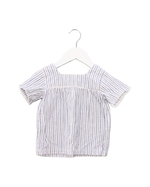 A Blue Short Sleeve Tops from Gocco in size 18-24M for girl. (Front View)