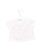 A White Short Sleeve Tops from Jacadi in size 6-12M for girl. (Back View)
