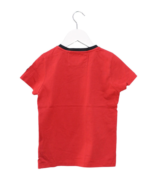 A Red Short Sleeve T Shirts from Ferrari in size 5T for boy. (Back View)
