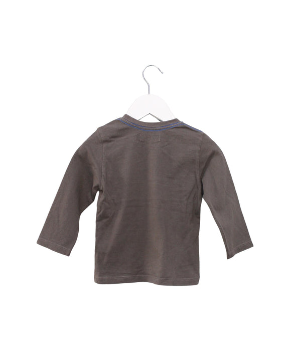 A Brown Long Sleeve Tops from Catimini in size 12-18M for boy. (Back View)