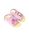 A Pink Sandals from Ipanema in size 4T for girl. (Front View)